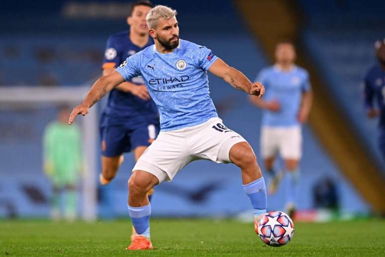 Com muitas lesões, Agüero pouco entrou em campo na temporada (Foto: LAURENCE GRIFFITHS / POOL / AFP)