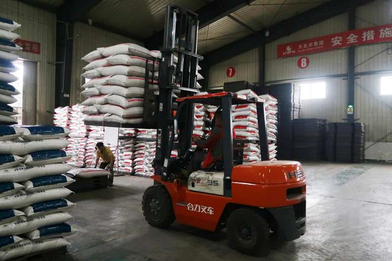 Instala&ccedil;&otilde;es do Beijing Dabeinong Technology Group em Harbin, China 
05/09/2018
REUTERS/Hallie Gu