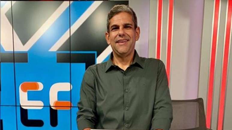 João Guilherme durante um programa do Fox Sports (Reprodução/ Fox Sports)