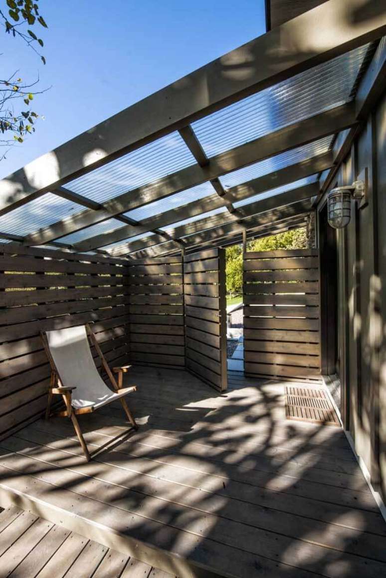 28. Arandela r&uacute;stica externa &ndash; Via: Pinterest