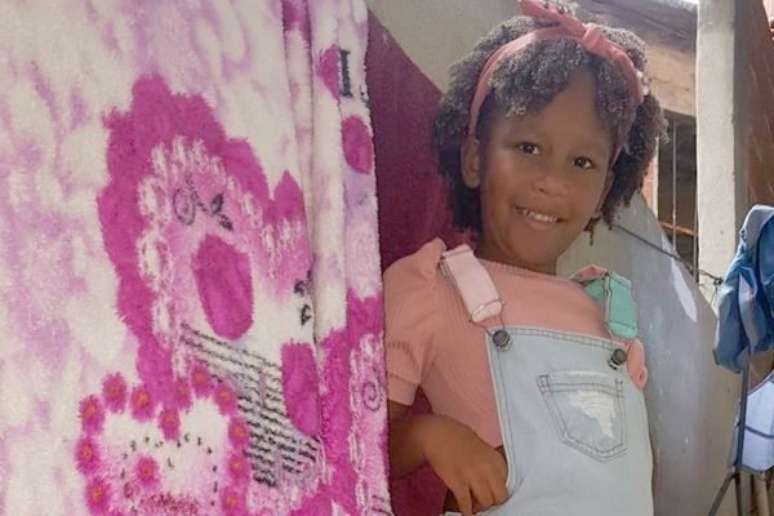 Alice Pamplona da Silva de Souza, de 5 anos, foi morta na noite de réveillon