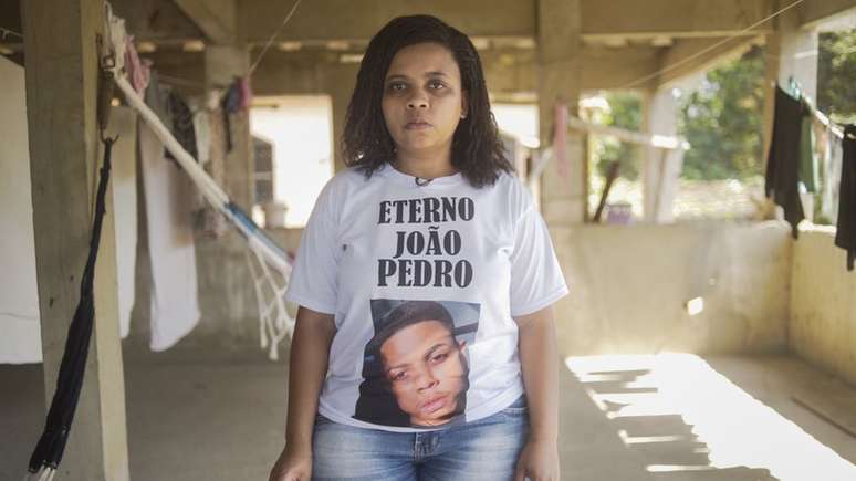 O filho da professora Rafaela Coutinho Matos, João Pedro, foi morto pela polícia aos 14 anos