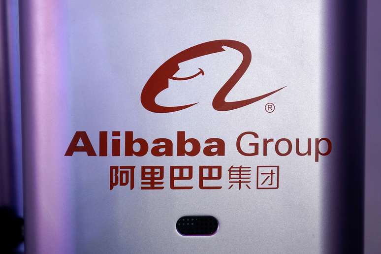 Logo do grupo Alibaba em evento em Hangzhou, Província de Zhejiang, China
 10/11/2020 REUTERS/Aly Song