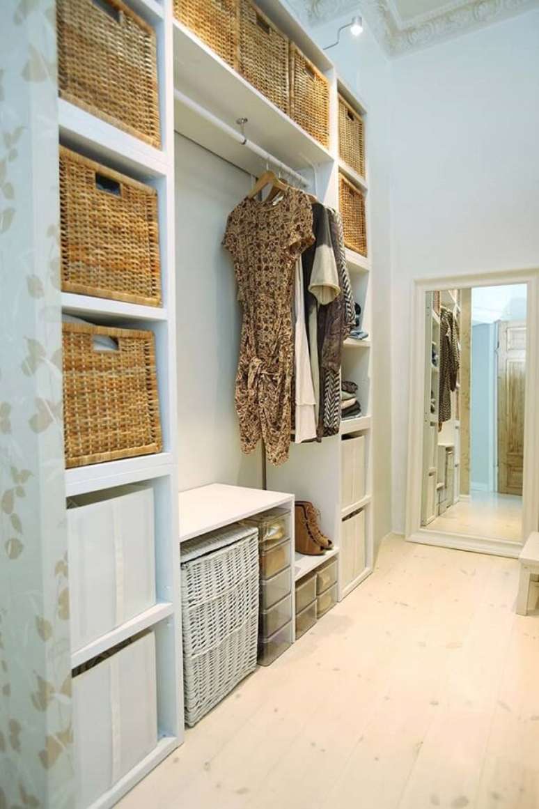 21. Como fazer um closet barato – Via: Pinterest