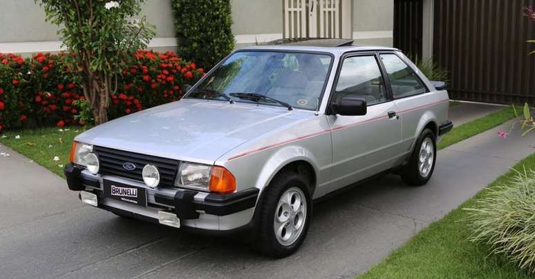 Escort foi o primeiro carro mundial produzido pela Ford no Brasil; aqui, o XR-3.