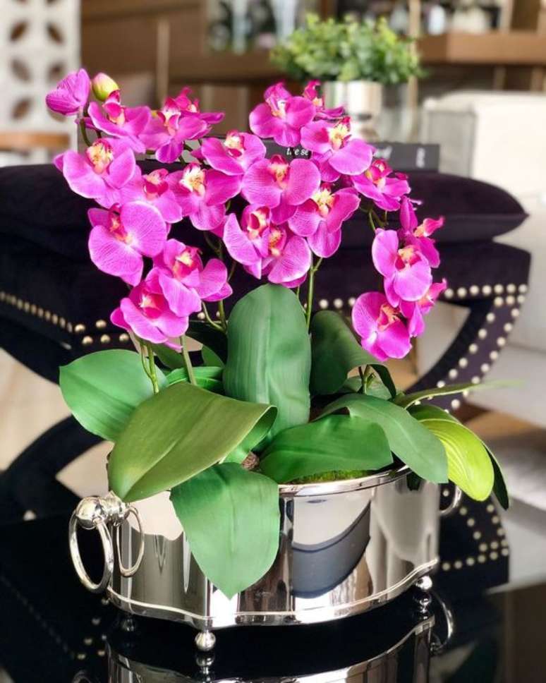 31. Vaso para orquídea pink – Via: Pinterest