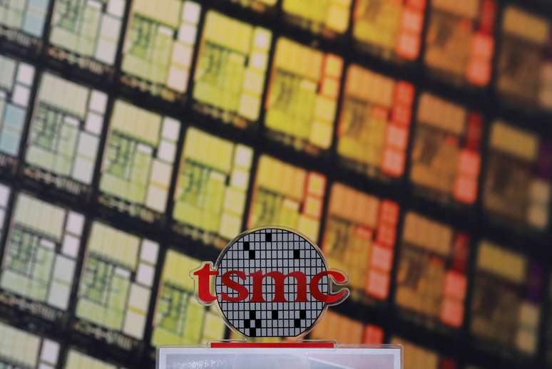 Logotipo da Taiwan Semiconductor Manufacturing (TSMC). 31/8/2018.  REUTERS/Tyrone Siu