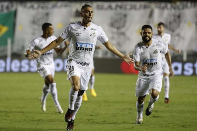 Pituca é um dos xodós da torcida do Santos (Foto: Sebastiao Moreira / POOL / AFP)