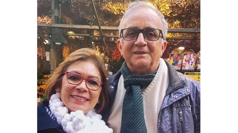 Maria Auxiliadora e o marido, Paulo Jorge Lima: casal sofreu com falta de oxigênio em Manaus