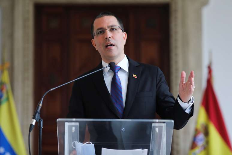 Ministro das Relações Exteriores da Venezuela, Jorge Arreaza. 17/11/2020. REUTERS/Manaure Quintero