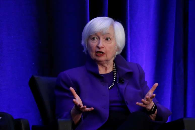 Indicada ao Tesouro dos EUA, Janet Yellen .  REUTERS/Christopher Aluka Berry