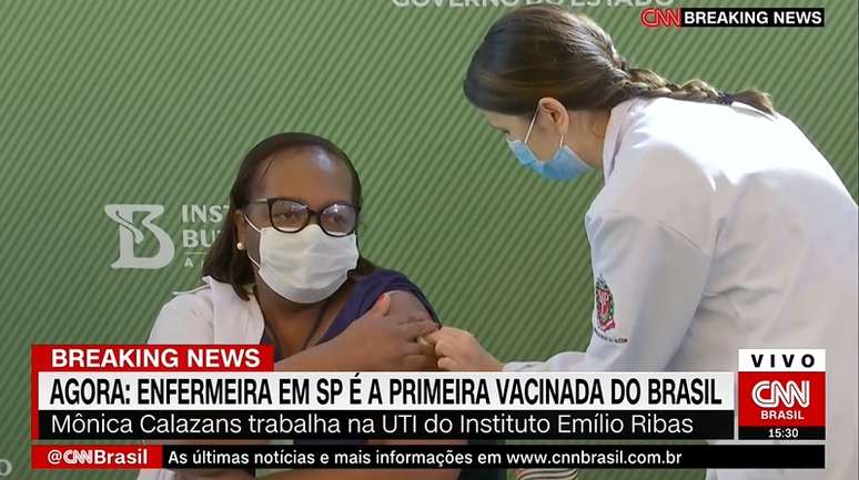 A CNN Brasil fez ampla cobertura do tão aguardado início da vacinação no País