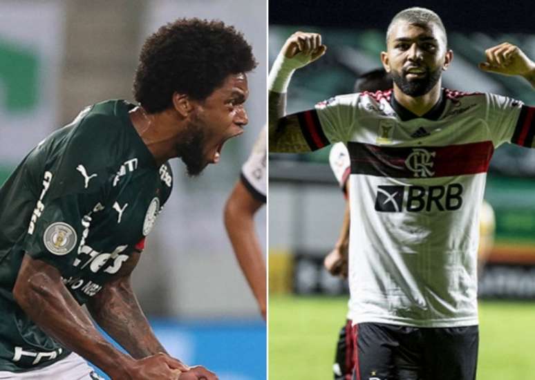 Atacantes de Palmeiras e Flamengo brilharam na rodada (Cesar Greco / Palmeiras e Alexandre Vidal/Flamengo)