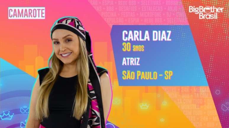 Carla Diaz, atriz - 30 anos