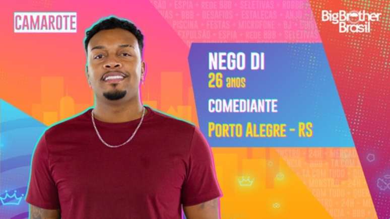 Nego Di, comediante - 26 anos