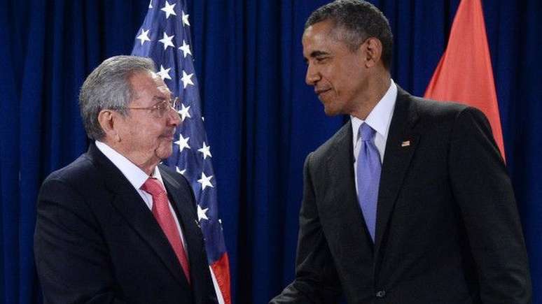 Cuba e EUA retomaram relações em 2016