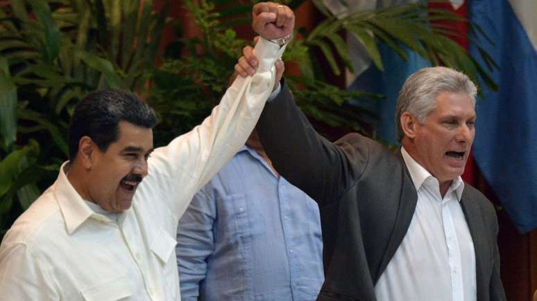 Nicolás Maduro e Miguel Díaz Canel são dois bons aliados