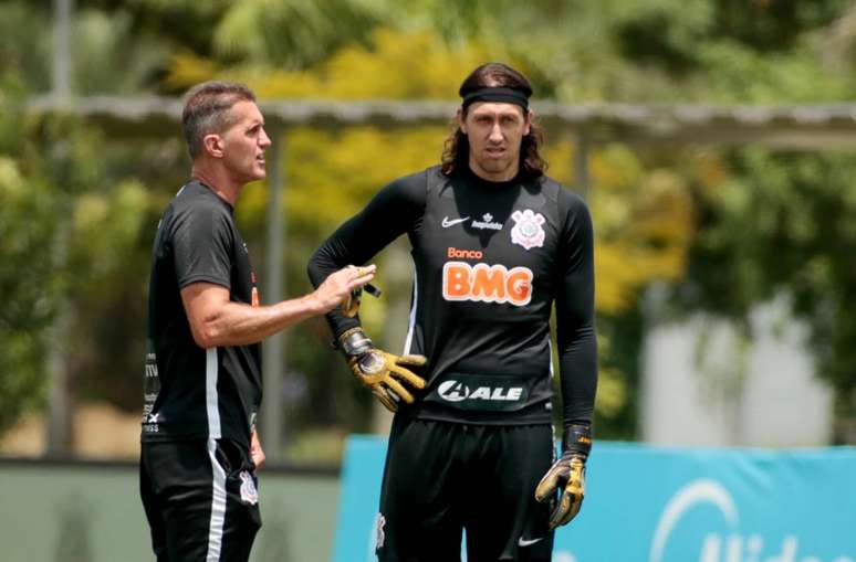 Mancini comandou treino tático e de bolas paradas nesta quarta-feira (20) (Foto: Rodrigo Coca/Agência Corinthians)