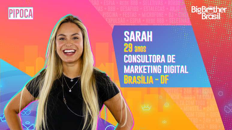 Sarah, consultora de marketing digital, 29 anos