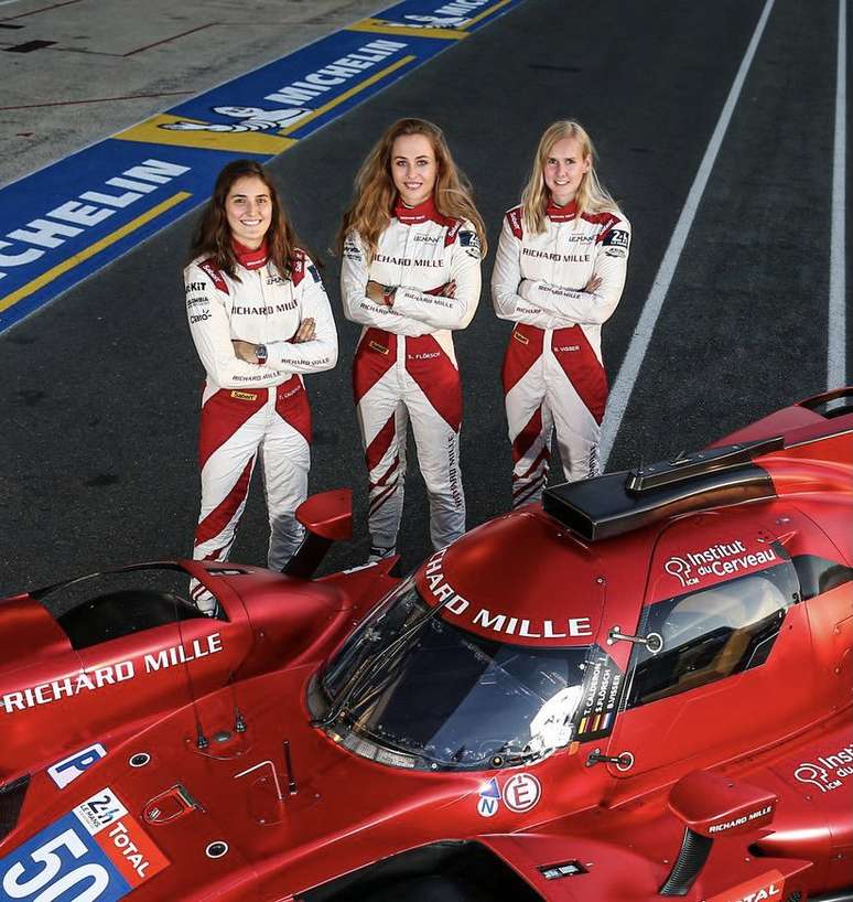 O trio feminino da Richard Mille vai competir no WEC. 