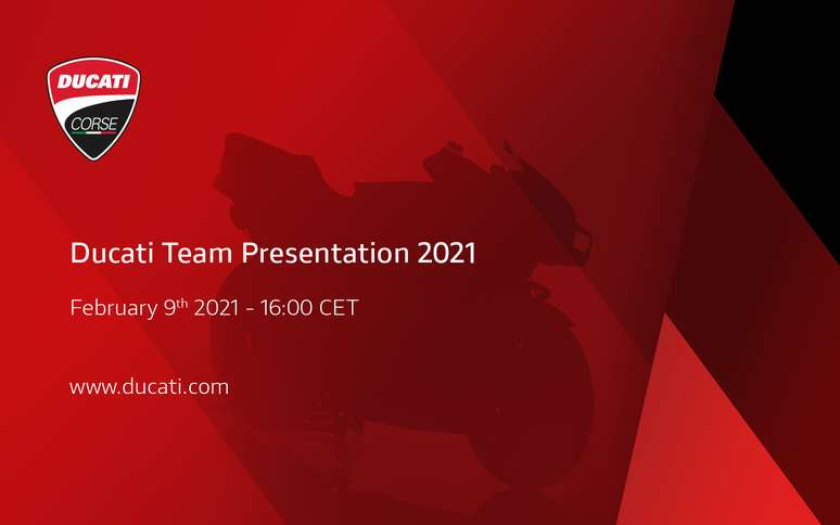 Ducati agendou apresentação da nova equipe 
