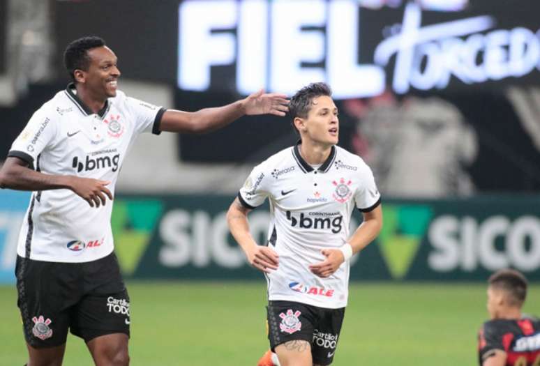 Mateus Vital tem feito gols nos últimos jogos do Corinthians e repetiu a dose (Foto: Rodrigo Coca/Ag. Corinthians)