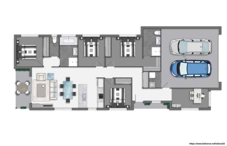 31. Casa sobrado projeto &ndash; Via: Pinterest