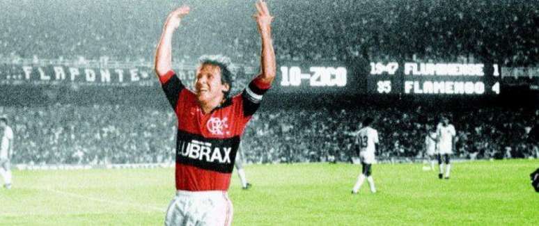 Zico é o maior ídolo da história do Flamengo (Foto: Reprodução)