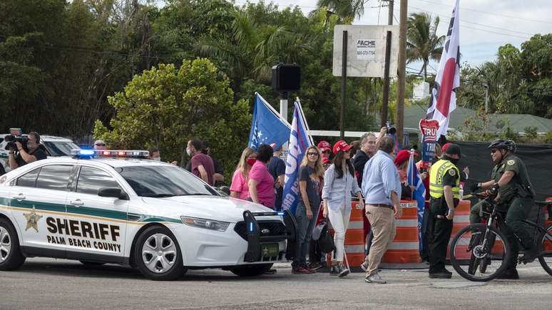 Gabinete do Xerife do Condado de Palm Beach trabalha com o Serviço Secreto dos EUA há anos para proteger Trump e sua família