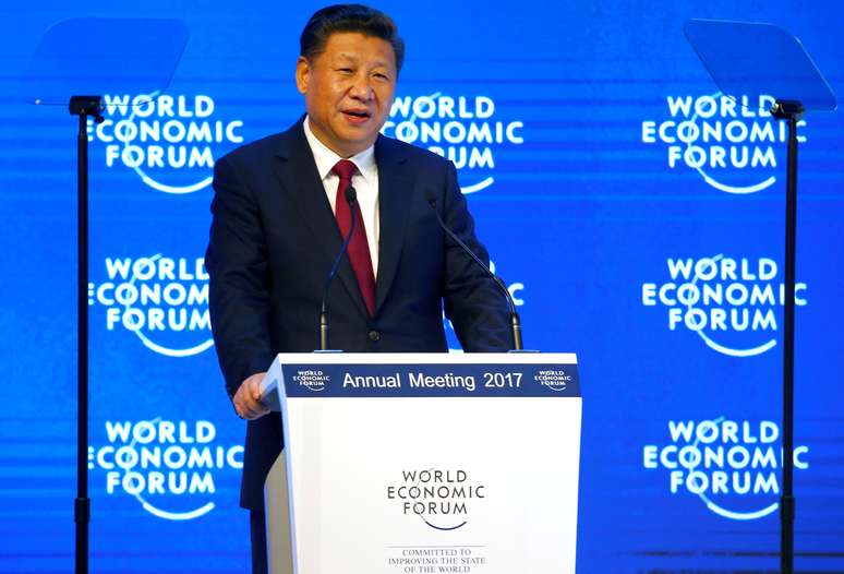 Presidente chinês, Xi Jinping, no Fórum Econômico Mundial de Davos em 2017
17/01/2017
REUTERS/Ruben Sprich