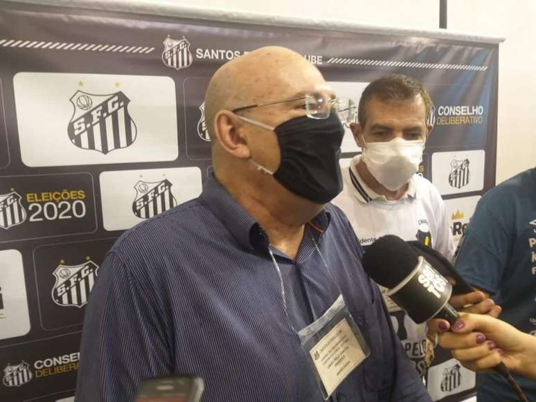 Andres Rueda comemora o acordo de patrocínio para a final da Libertadores (Fábio Lázaro/Lancenet!)