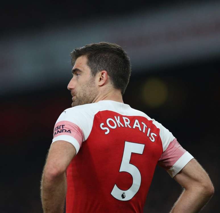 Sokratis deixou o Arsenal (Foto: Divulgação/Arsenal)