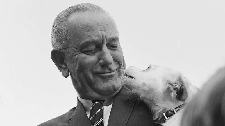 Yuki foi dado de presidente ao presidente Lyndon Johnson por sua filha