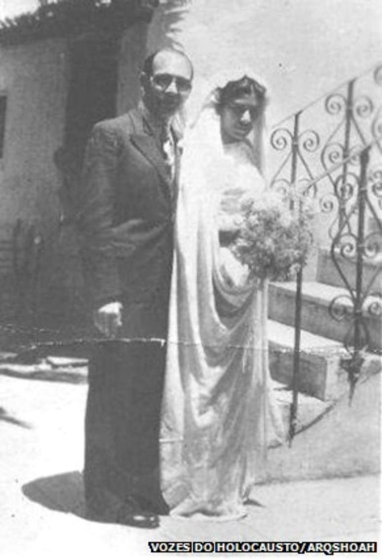 Casamento de Sara Leah e Isaac Menache, 1938