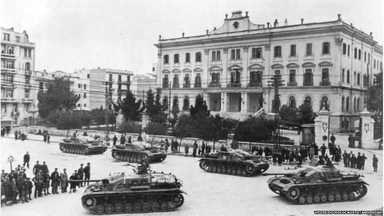 Nazistas ocupam Tessalônica em 1941