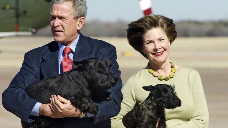 George W. Bush tinha diversos animais de estima&ccedil;&atilde;o