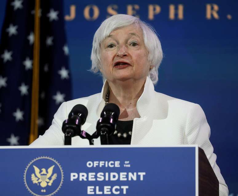 Janet Yellen, nova secretária do Tesouro dos EUA. Wilmington, Delaware, EUA, 01/12/2020. REUTERS/Leah Millis/Foto de arquivo