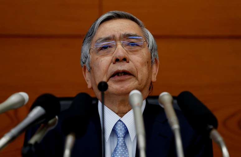 Presidente do banco central do Jap&atilde;o, Haruhiko Kuroda. REUTERS/Kim Kyung-Hoon