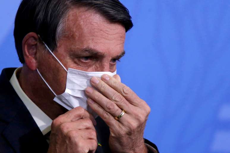 Bolsonaro em evento, em Brasília 
REUTERS/Adriano Machado