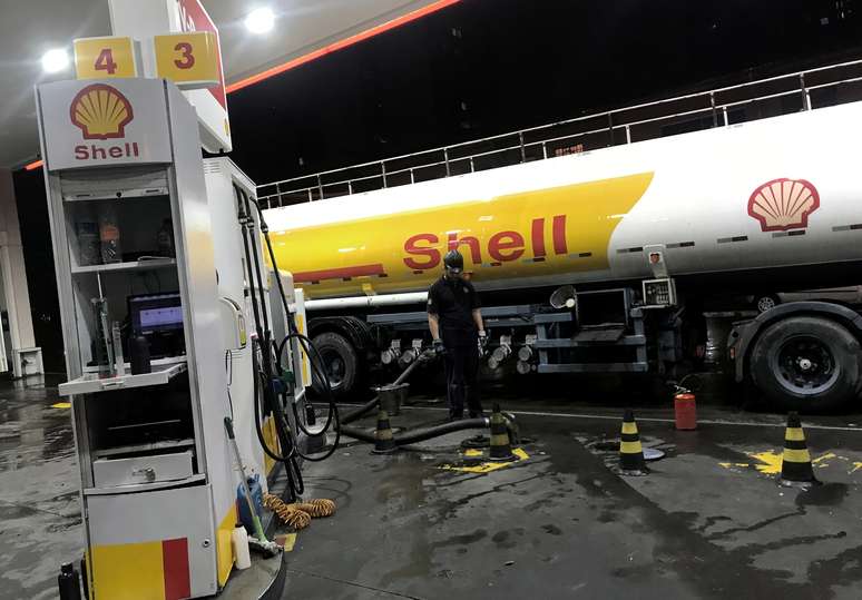 Posto de combustíveis da Shell em São Paulo (SP) 
31/05/2019
REUTERS/Nacho Doce