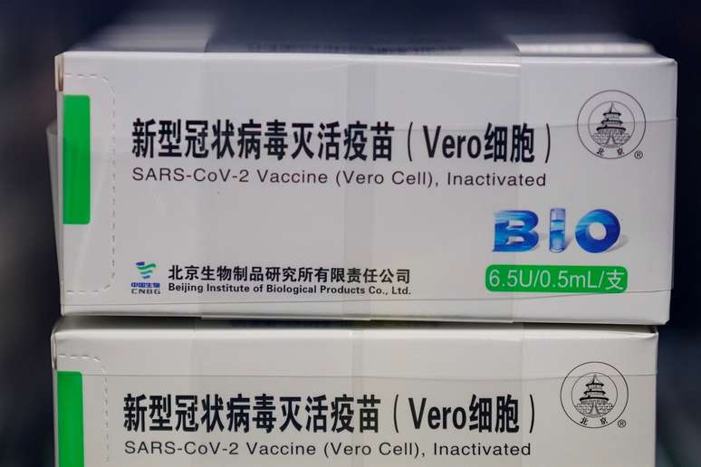 Vacina da Sinopharm em Xangai, China 
19/1/2021 REUTERS/Aly Song