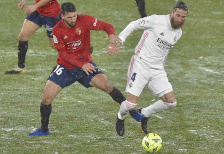 Osasuna e Real Madrid por La Liga (Foto: ANDER GILLENEA / AFP)