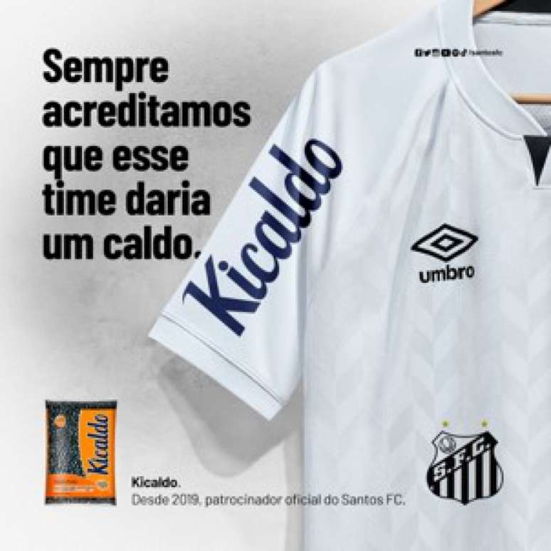 Santos renovou o contrato com a Kicaldo (Imagem: Reprodução)