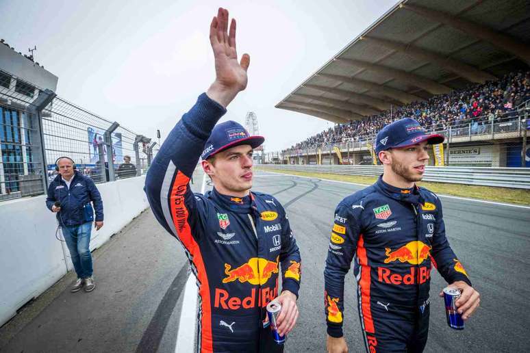 Max Verstappen e Pierre Gasly foram companheiros de equipe por 12 etapas em 2019 