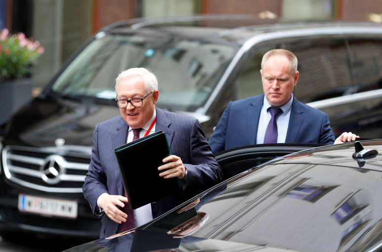 Vice-ministro das Relações Exteriores da Rússia, Sergei Ryabkov, chega para reunião em Viena
22/06/2020 REUTERS/Leonhard Foeger