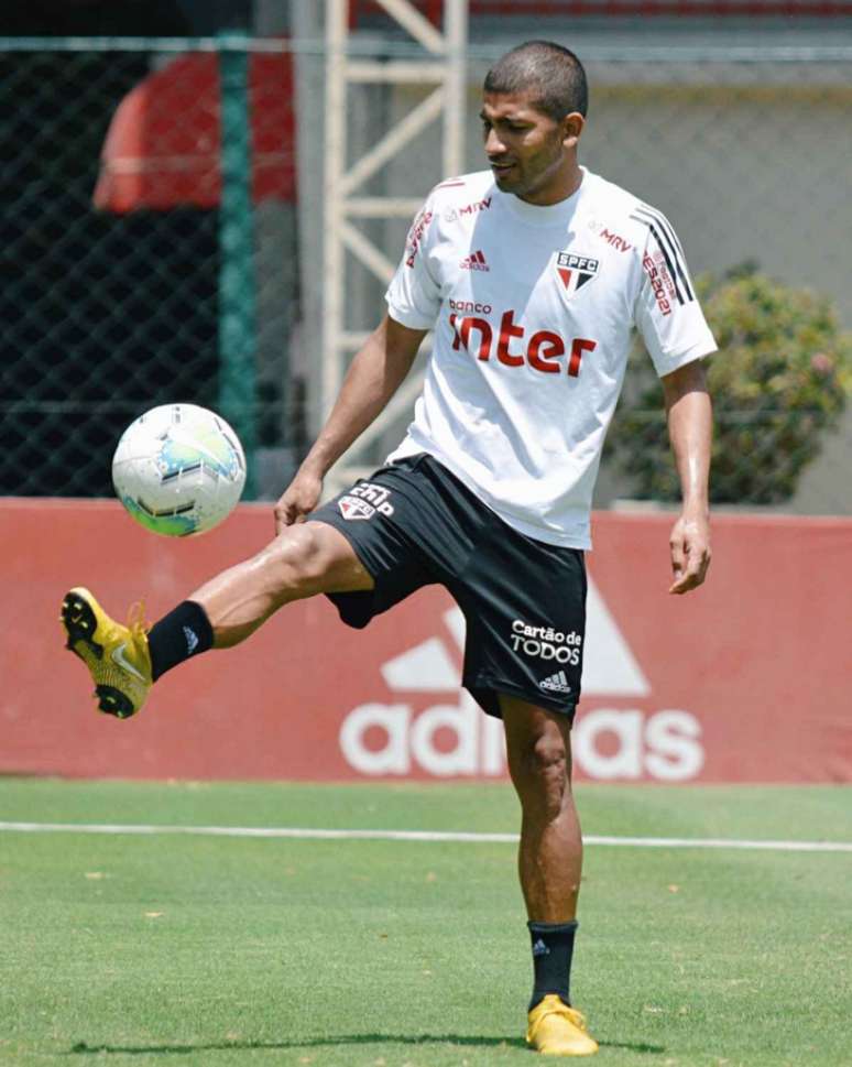 Último jogo de Rojas foi em outubro de 2018 (Foto: Divulgação/São Paulo)