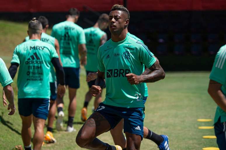 Bruno Henrique volta após cumprir suspensão (Foto: Alexandre Vidal/Flamengo)