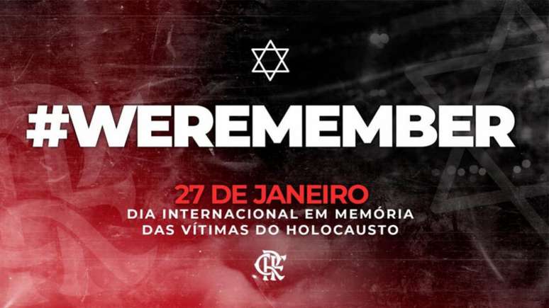 Postagem divulgada pelo Fla nas redes sociais (Foto: Divulgação / Twitter do Flamengo)