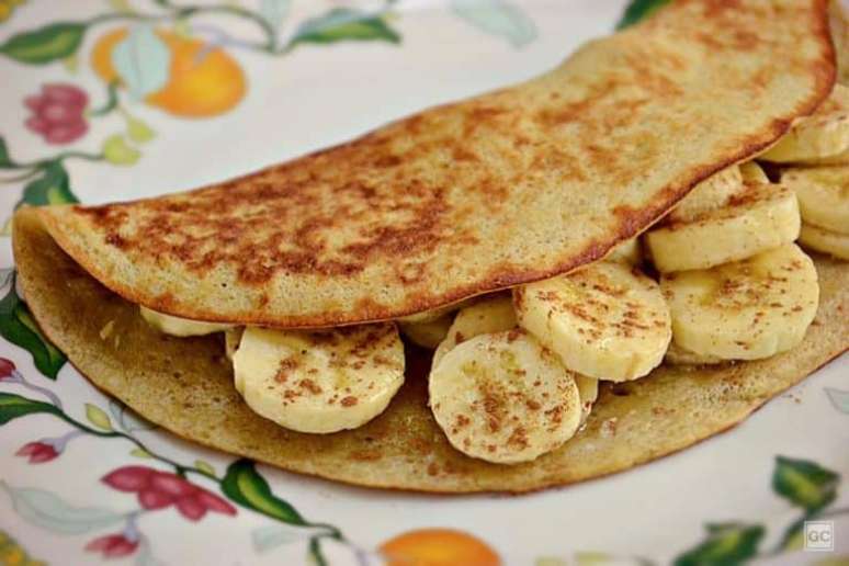 Guia da Cozinha - Crepioca de banana prática: pronta em 10 minutos