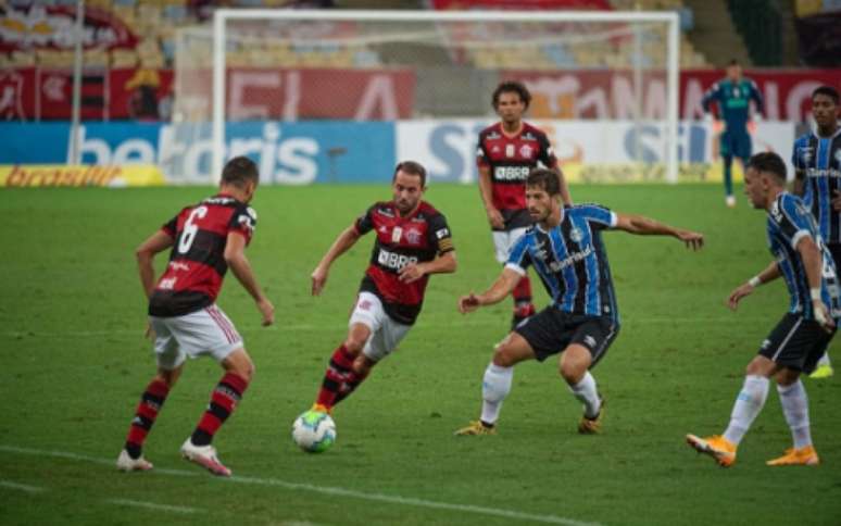 Duelo na ida foi 1 a 1 (Foto: Alexandre Vidal / Flamengo)